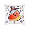 Halloween Cartoon Black Cat Ghost Pumpkin Print Cushion Cover For Home Living Room Sofa Decoration Square Pillowcase