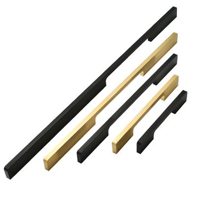 Furniture Hardware Wardrobe Customized Modern Cabinet Decorative Long Size Aluminum Alloy Door Handle