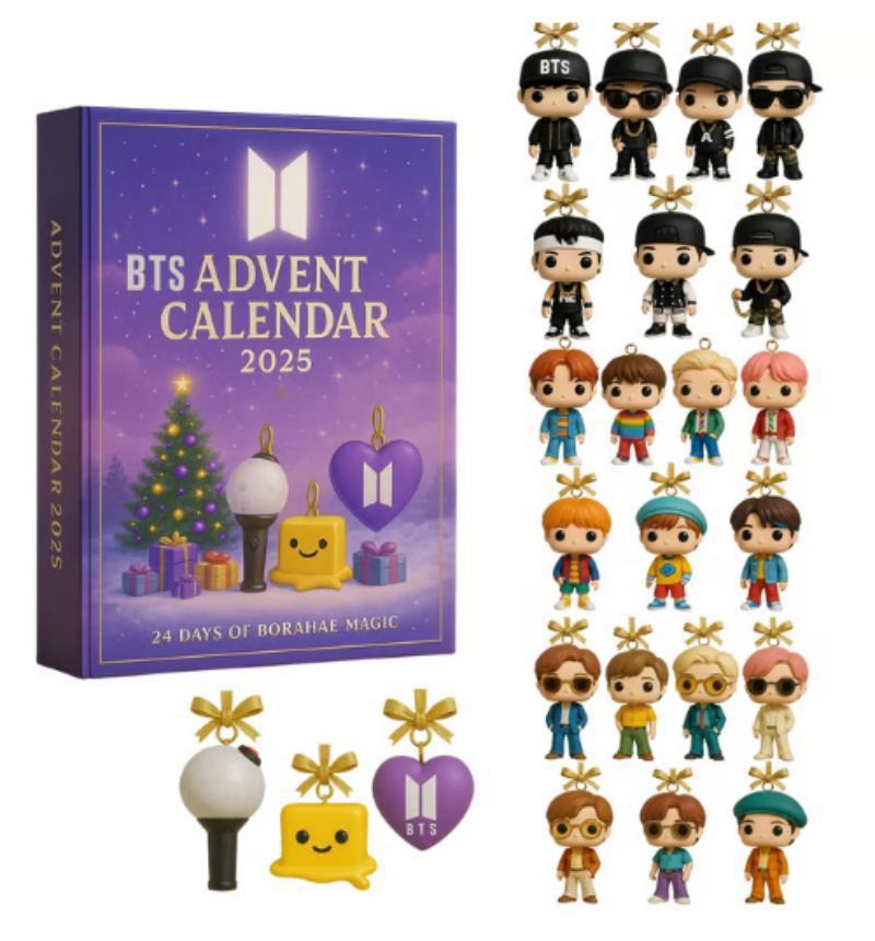 Cat Lovers Advent Calendar: Christmas Tree Decoration with Acrylic Pendants