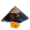 @Original Black Tourmaline Orgone Crystal Pyramid