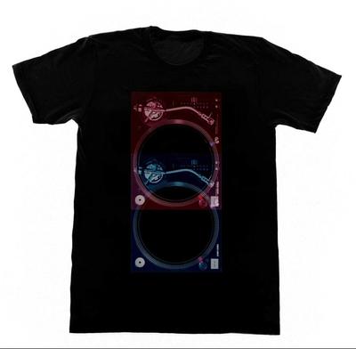 Camiseta unisex Technics 1200 46 Acid Edm Skool Rave House Music Vintage Synther Moog