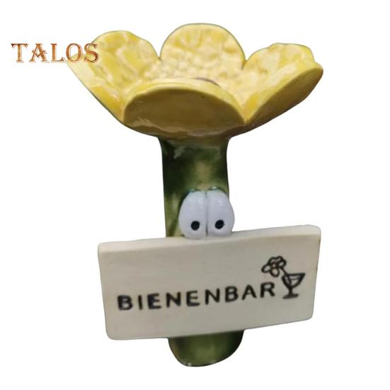 

Фонтан для поения насекомых, опылители, автоматическая станция поения, нержавеющая цветочная питьевая станция для пчел, бабочек, садовые аксессуары жёлтый