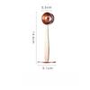 Stainless Steel Coffee Scoop Measuring Tablespoon Stand-up Coffee SpoonTamping 2 In 1 Kitchen Powder Measuring Scoop Coffee Tool