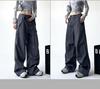 Spring & Autumn Women's Wide-Leg Pants: Elegant, Loose, Floor-Length Sports Trousers in American Style.