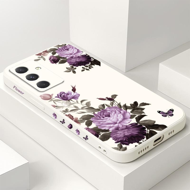 Peony Blossoms Phone Case For Samsung Galaxy A17 A56 A55 A35 A25 A15 A16 A06 A05 A05S A54 A34 A24 A14 A04 A04S A04E 4G 5G Cover