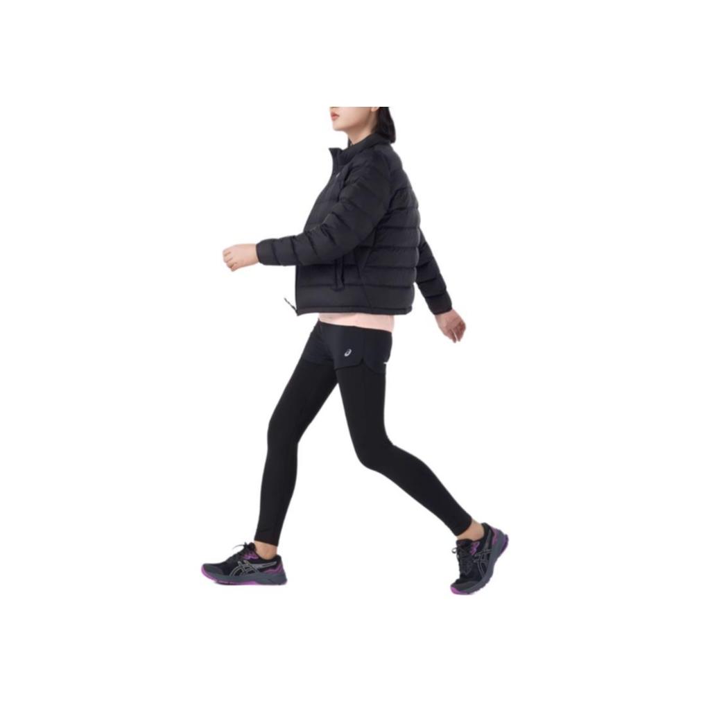 Asics Woven Drawstring Fitted Athletic Shorts Women Bottoms Black 2012C627-001