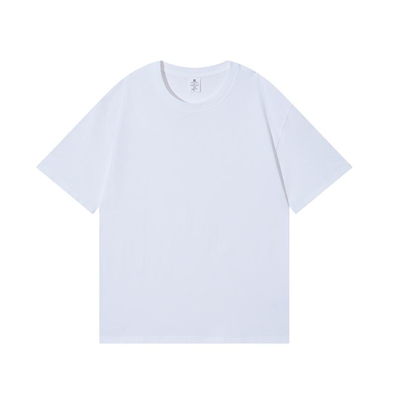 230 г Чистый хлопок Потертая футболка с коротким рукавом в стиле ретро со спущенным плечом, Индивидуальная стирка батик, Свободный летний крой XL