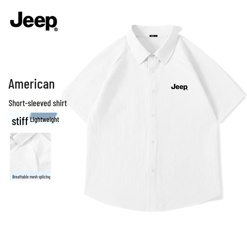 Jeep Men s Summer Short Sleeve Breathable Shirt L