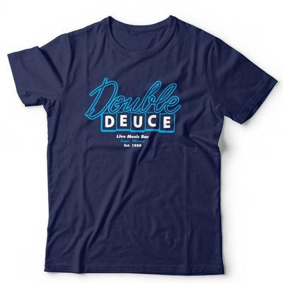 Camiseta Road House Double Deuce Bar de Música en Vivo Unisex Swayze Dalton Fresco Años 80