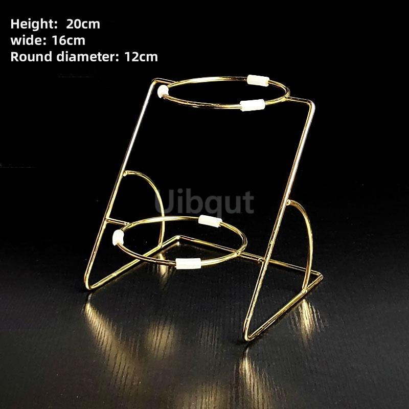 

Stainless Steel Oblique mouthed Sauce golden Bowl rack Hot Pot Buffet Seasoning basket Jar dish Container Salad Spherical Bowl