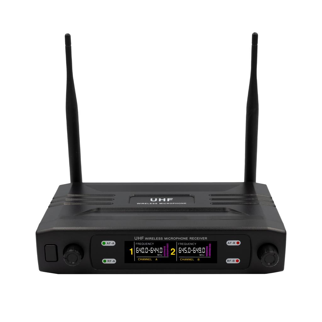 MusicMate MM-500 VocalPro Duo Wireless Microphone Set
