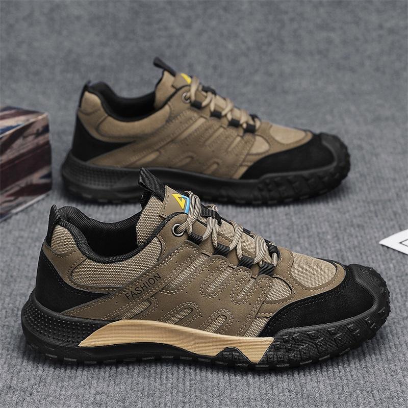 Outdoor Men Climbing Shoes Breathable Hikking Shoes Non-slip Casual Sneakers Walking Running Jogging Tennis Athletic Sport Shoes
