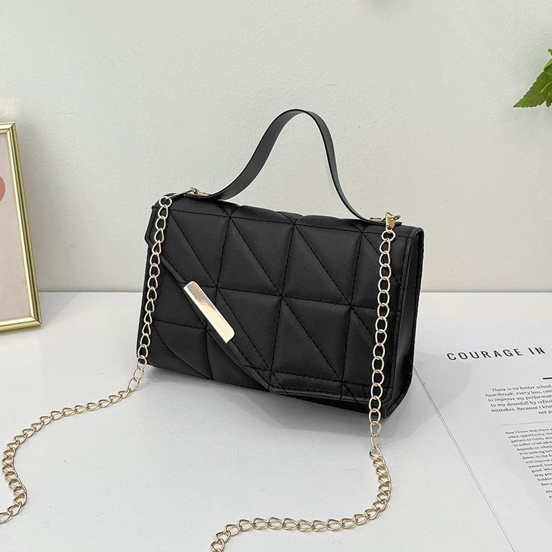 Fashion small bag women's summer new shoulder messenger bag texture is now popular portable small square bag women