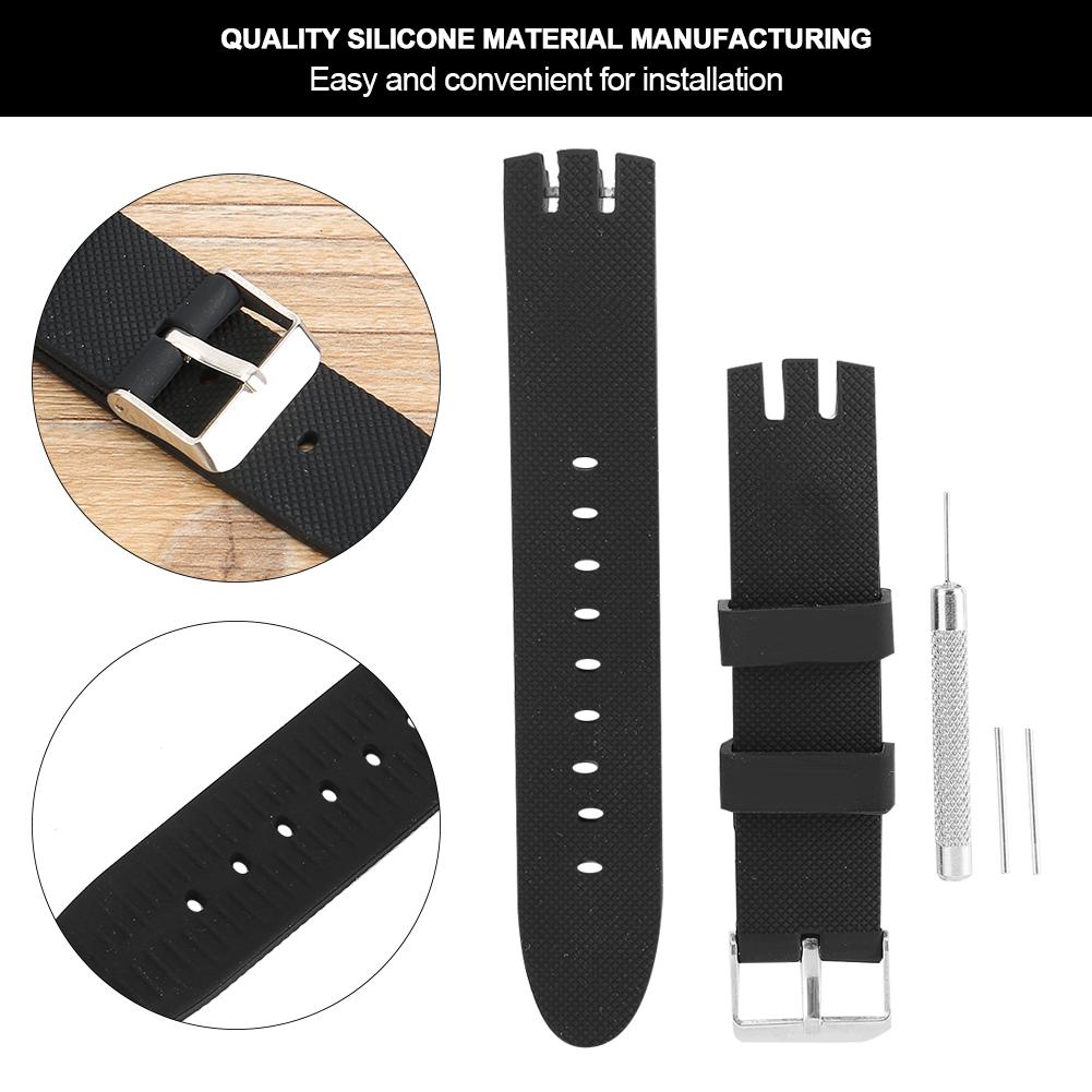 Watch Band Silicone Watch Strap Fit for swatchYTS401/402/409/713 YTB400