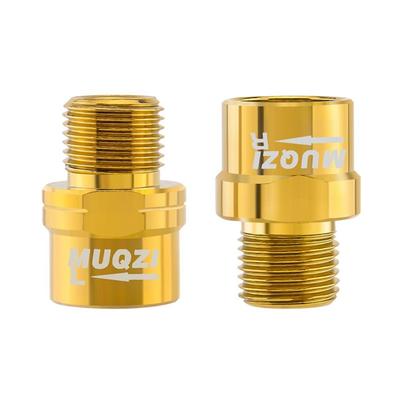 1 Pair Alloy Pedal Extender 9/16 Wear Resistant Bike Pedal Axle Extenders Stable 16MM Bike Pedals Adapters Bolt Road Bicycle