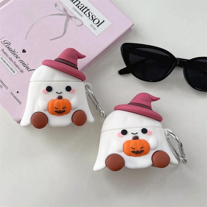 Cute pumpkin ghost for AirPods pro1 generation protective case 1st generation pro1 apple bluetooth headset soft case