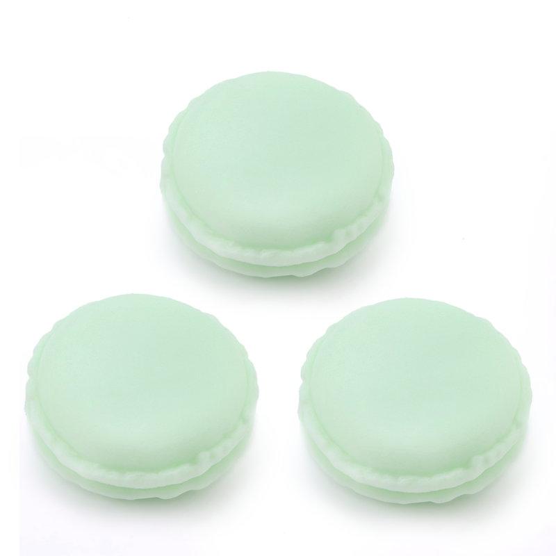 3 Stück/Los Süßigkeitenfarbe Macarons Aufbewahrungsbox tragbar Mini-Geschenkverpackungsbox schöne Schmuckverpackungsbox Hülle für Kleine Gegenstände