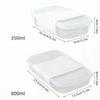 4Pcs Stackable Freezer Fresh-Keeping Box Microwave Safe Food Preservation Box  Meat Storage