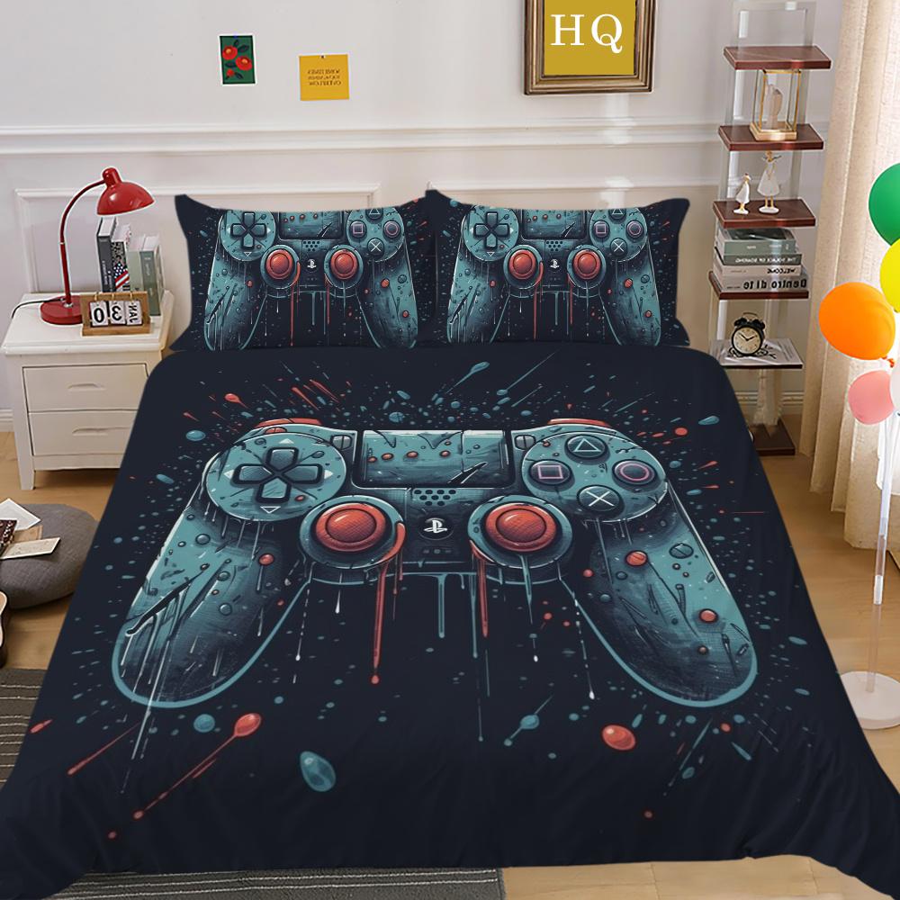 Game Handle Bedding Cover Suit High Quality Home Bedclothes Printed Bed Cover Sets Fashion Microfiber Home Bedding Sets