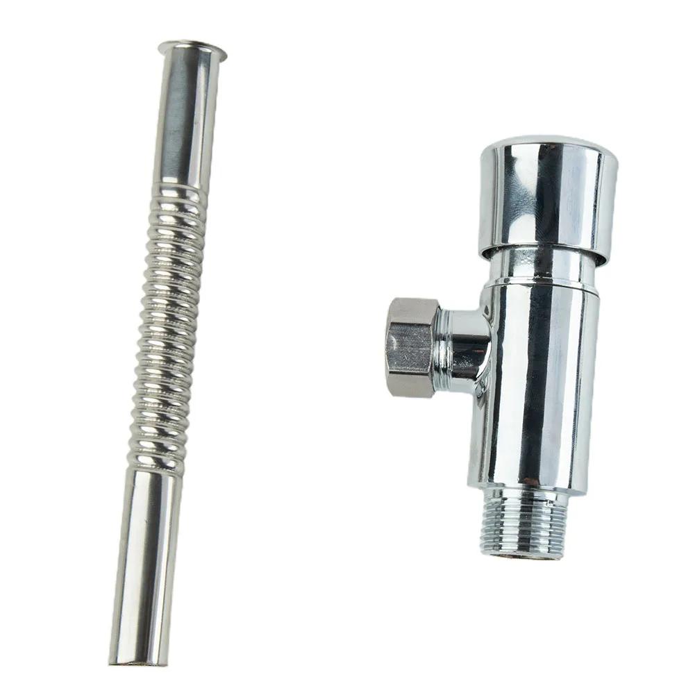 1Mpa Urinal Pressure Flush Toilet Urinal Exposed 1/2" Alloy Urinal Flush Valve DN15 Bathroom Replacement Parts Toilets Sets