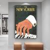 Das New Yorker Magazin Leinwandposter Wandkunst Poster Heim Kaffee Dekoration Wandmalerei Wohnzimmer Schlafzimmer Flur Dekor
