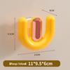 Strong Suction Cup Slipper Rack: Vacuum Press, No-Drill Hook for Bathroom Door, 5KG Load-Bearing.