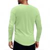 Men's V-neck Long-sleeved Top Is Casual