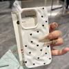 Heart Shaped Ripple Phone Case Suitable for iPhone 17 16 15 14 13 12 11 Pro/Max/Plus Anti Drop and Shockproof Back Cover
