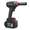 128V Electric Brushless Wrench 19800mAh Large Capacity Power Wrench Tool 1 OR 2 Lithium Batteries