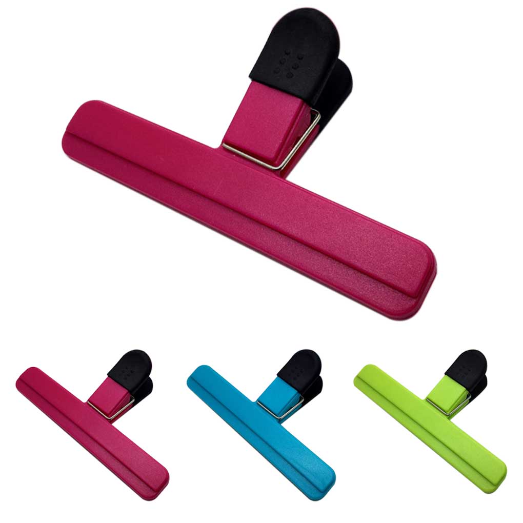 2Pcs Sealing Clamp Universal Food Sealing Clip Moisture-proof Snack Clip Tea Bag Mouth Clamp