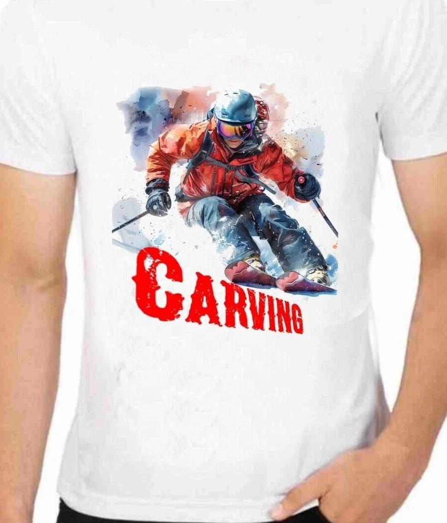 Carving the Slopes Skiing T-Shirt Challenge & Bombing the ski resort in winter 2XL
