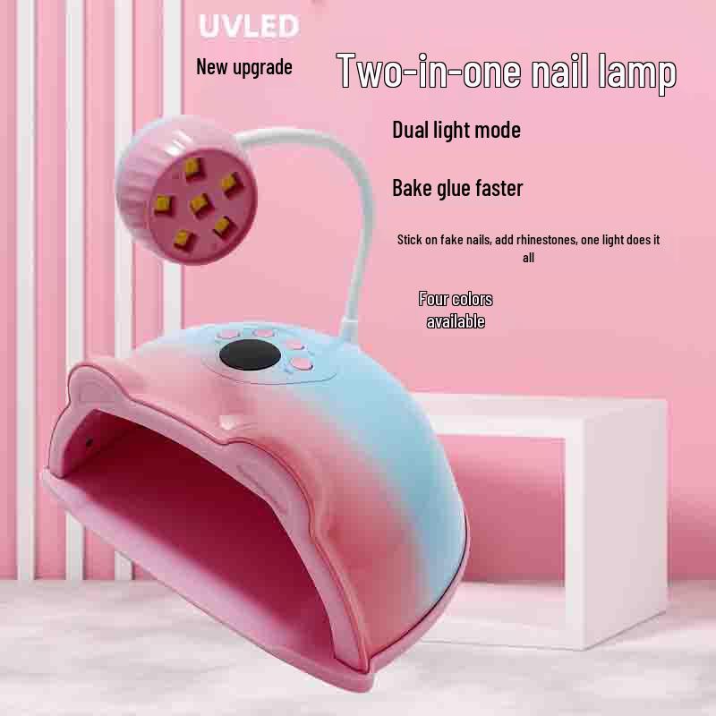 

HS887 Rotatable LED Nail Lamp: Quick-Drying Phototherapy & Curing Desktop Light