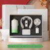 Digital Display Coffee Cup & Handheld Fan Business Gift Set for Leaders & Colleagues - Customizable with Logo
