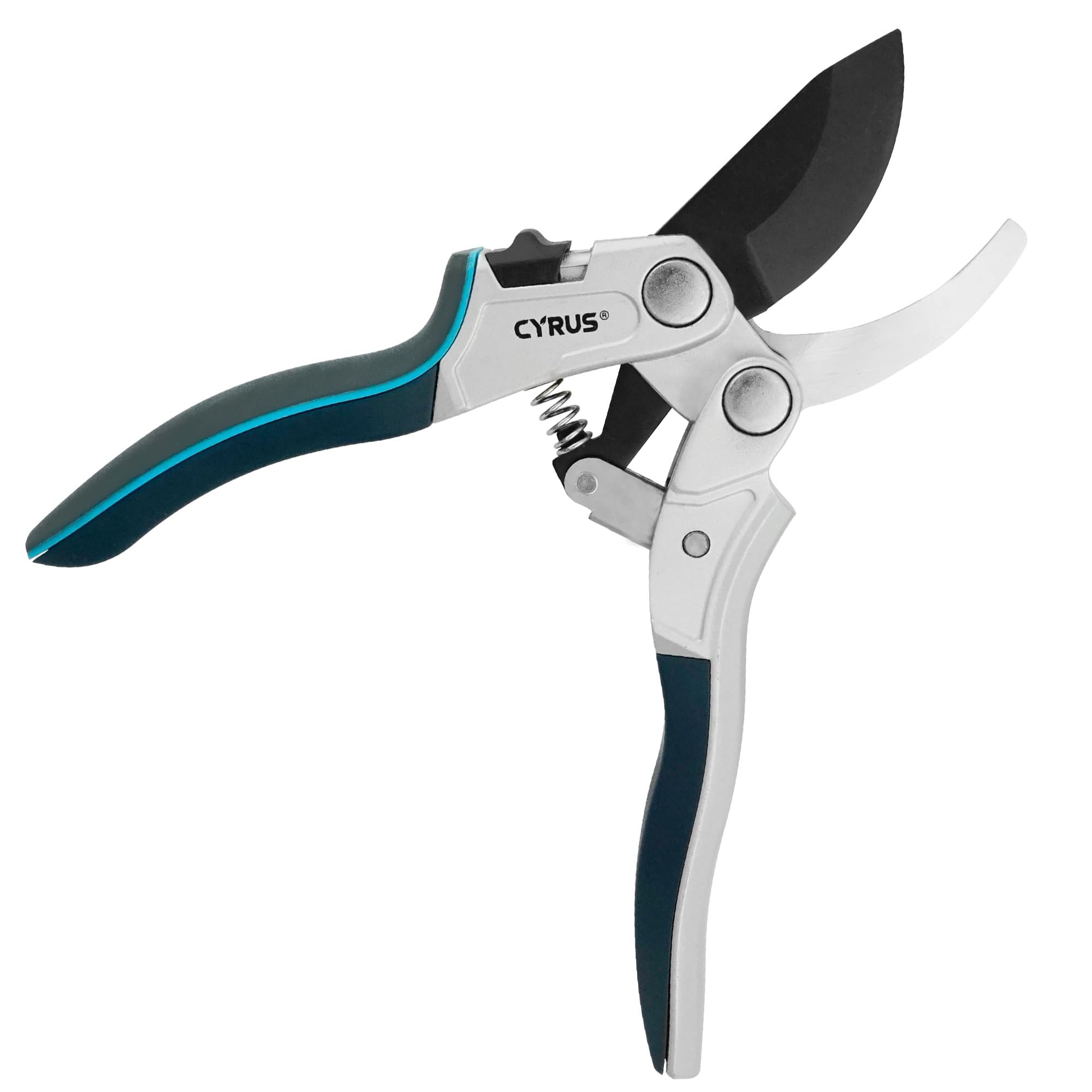 

CYRUS pruning diameter bypass ratchet aluminum pruning garden 01005 shears, 22mm, type, type, handle, shears, gardening, trees, 205mm,