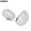 Rearview Mirror Cover Trim For Toyota Prado 2700 J 120 2003-2006 2007 2008 2009 Chrome Car Backup Side Mirror Cap Accessories