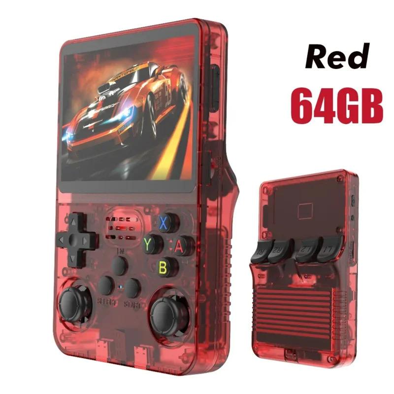 2026 R36S Retro Handheld Game Console 3.5-inch IPS Screen Large Storage: 64GB / 128GB Arkos System Supports Multiple Languages
