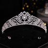 Silberne Kristall Diademe und Kronen Haarreif für Damen Party Braut Hochzeit Haarschmuck Schmuck Krone Diadem Haarreif Geschenk
