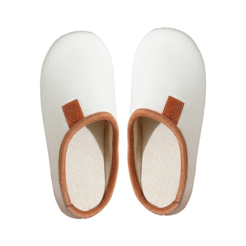 New Japanese-style Knitted Fabric, Home Four-season Linen Slippers, High Elastic Soles, Soft and Breathable, Sweat-absorbing and Anti-sweating