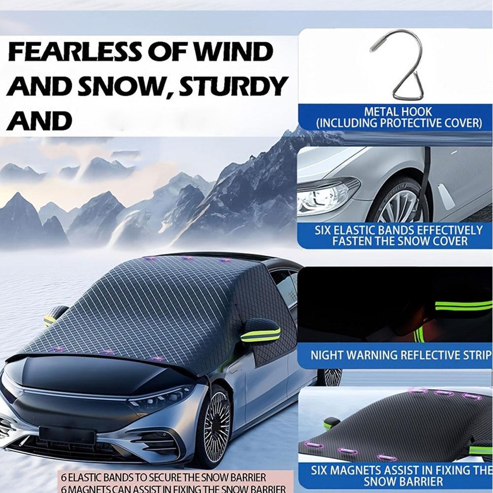 Car Sun And Snow Cover Car Windshield Snow Ice Protector Cover Front Window Auto Gear Anti Freeze Snow Windshield Cover