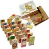 28-Piece Wooden Animal Dominoes Puzzle - Educational Toy for Children