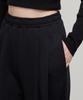 MUSINSA STANDARD WOMAN Women'S Double Knit Two-Tuck Wide Lounge Sweatpants [Black]