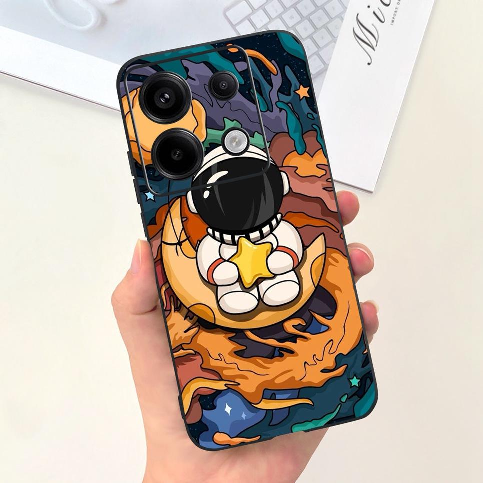 For Xiaomi Poco X6 Pro 5G Phone Case Xiaomi Poco M6 Pro 4G Back Cover Cartoon Cool Style Child's Coque Funda Soft Silicone TPU