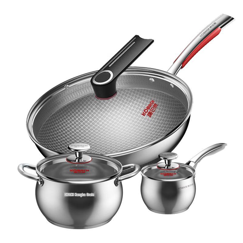 KBH KGS-T03X 3-Piece Cookware Set