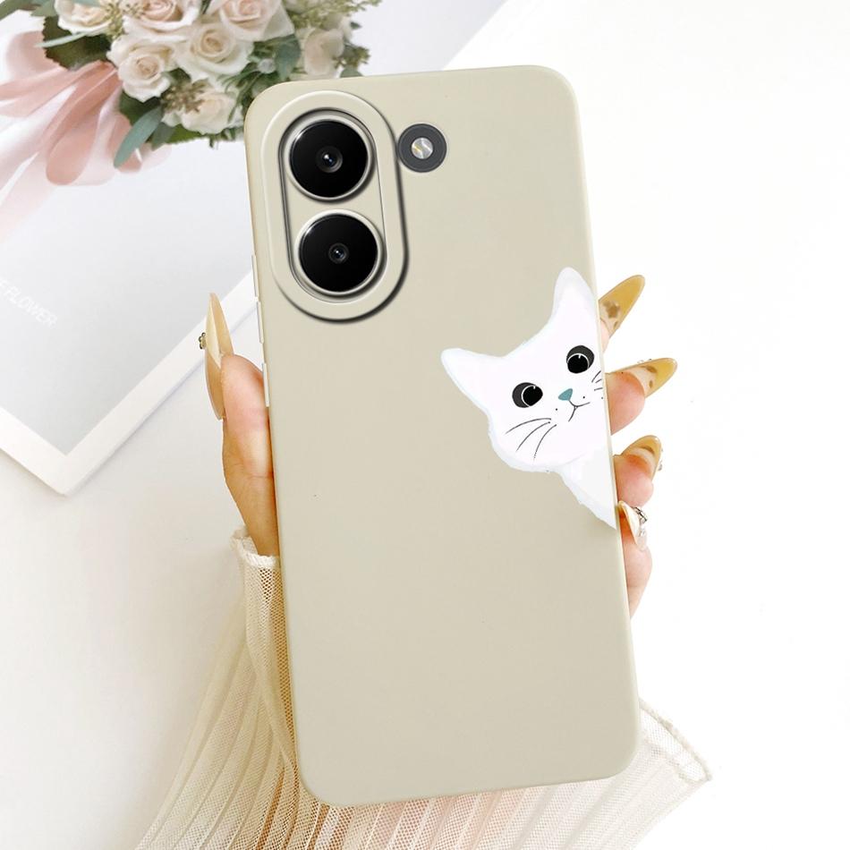 For Xiaomi Poco X8 Pro / X8 Pro Max Cute Cat Flower Cartoon Phone Case For Poco X8Pro X 8 Pro Max 5G Soft Silicone Cover Bumpers