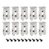 10Pcs Heavy Duty Belt Clip Hook Stainless Steel Belt Clip Hook for DHP480 DHP482 HP457 HP347 TD127 TD126