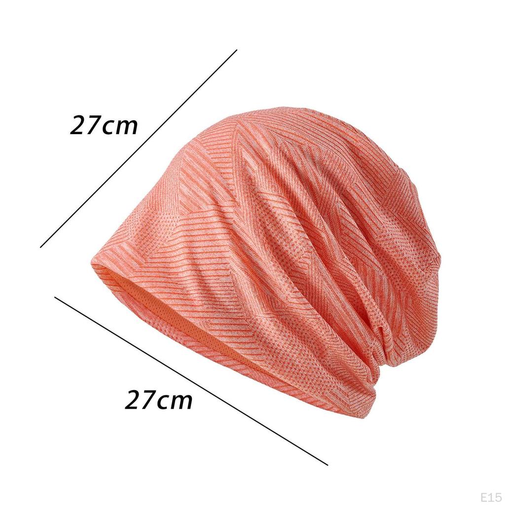 Breathable Beanie Hat, Comfortable Lightweight Wrap Head Scarf, Soft Unisex Bonnet Headgear for