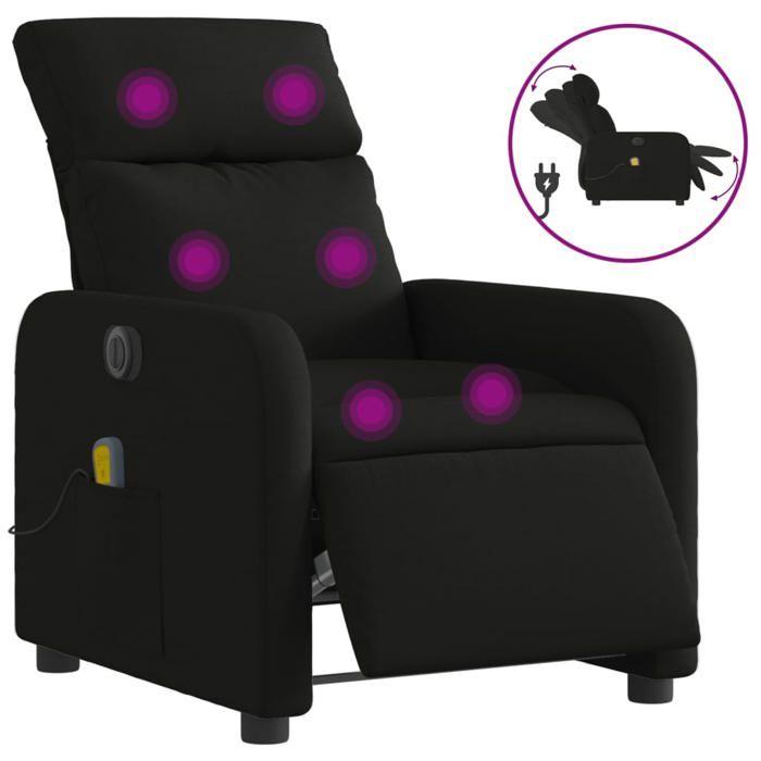 VidaXL Electric Reclining Massage Armchair, Relaxation Chair with Adjustable Backrest and Footrest, Salon Seat 3206692