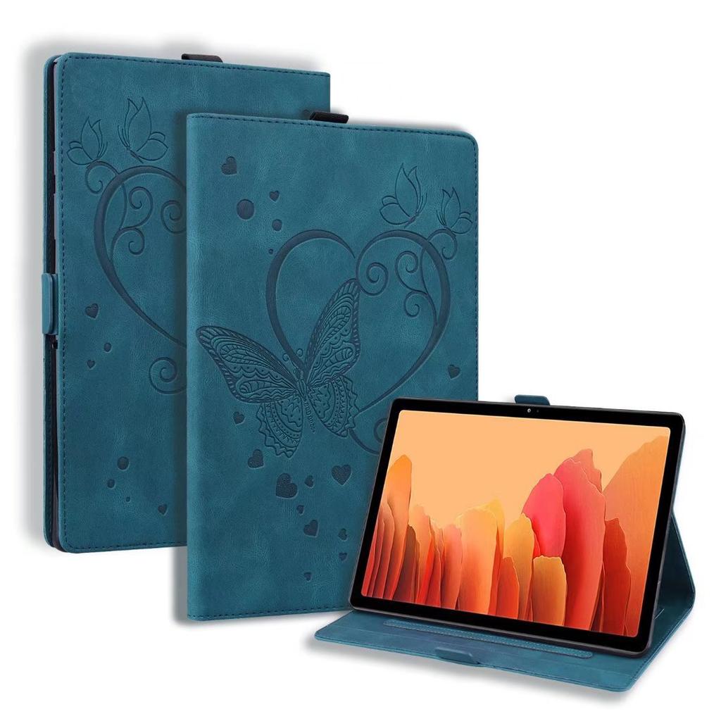 Kompatibilní s Amazon Kindle6 HD10 PLUS, Ochranné pouzdro na e-čtečku, Retro matné ražené jednobarevné