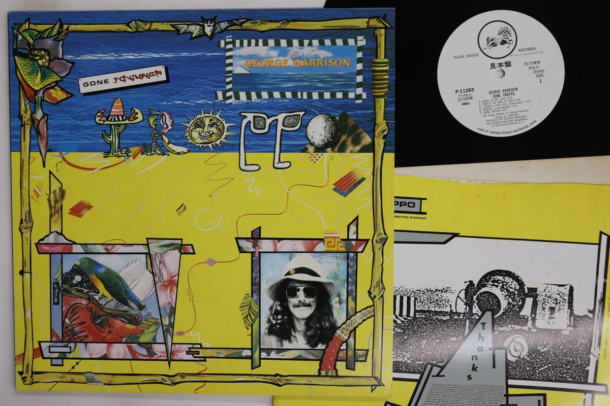 Виниловая пластинка GEORGE HARRISON  Gone Troppo P11263PROMO DARK HORSE 1982 Япония Рок Б/у
