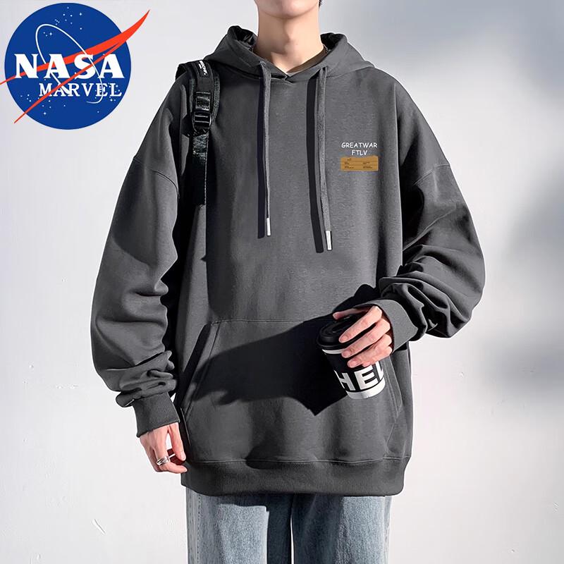 NASA MARVEL Men's Couple Hooded Sweatshirt